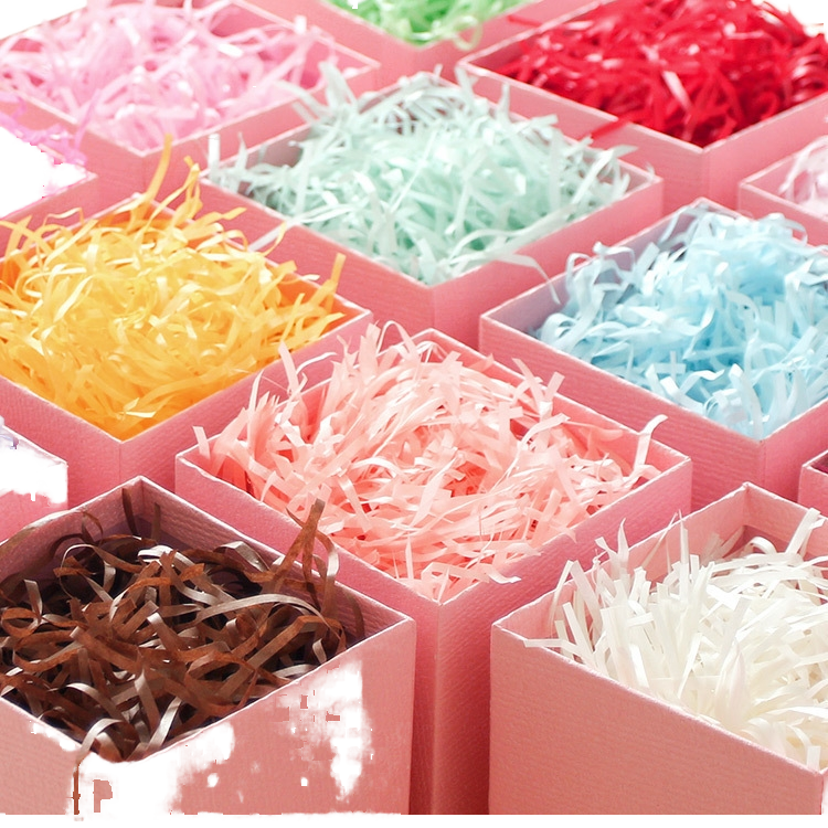 Wholesale Best Price Color Shredded Waterproof Recyclable Craft Paper Crepe Paper Shreds -