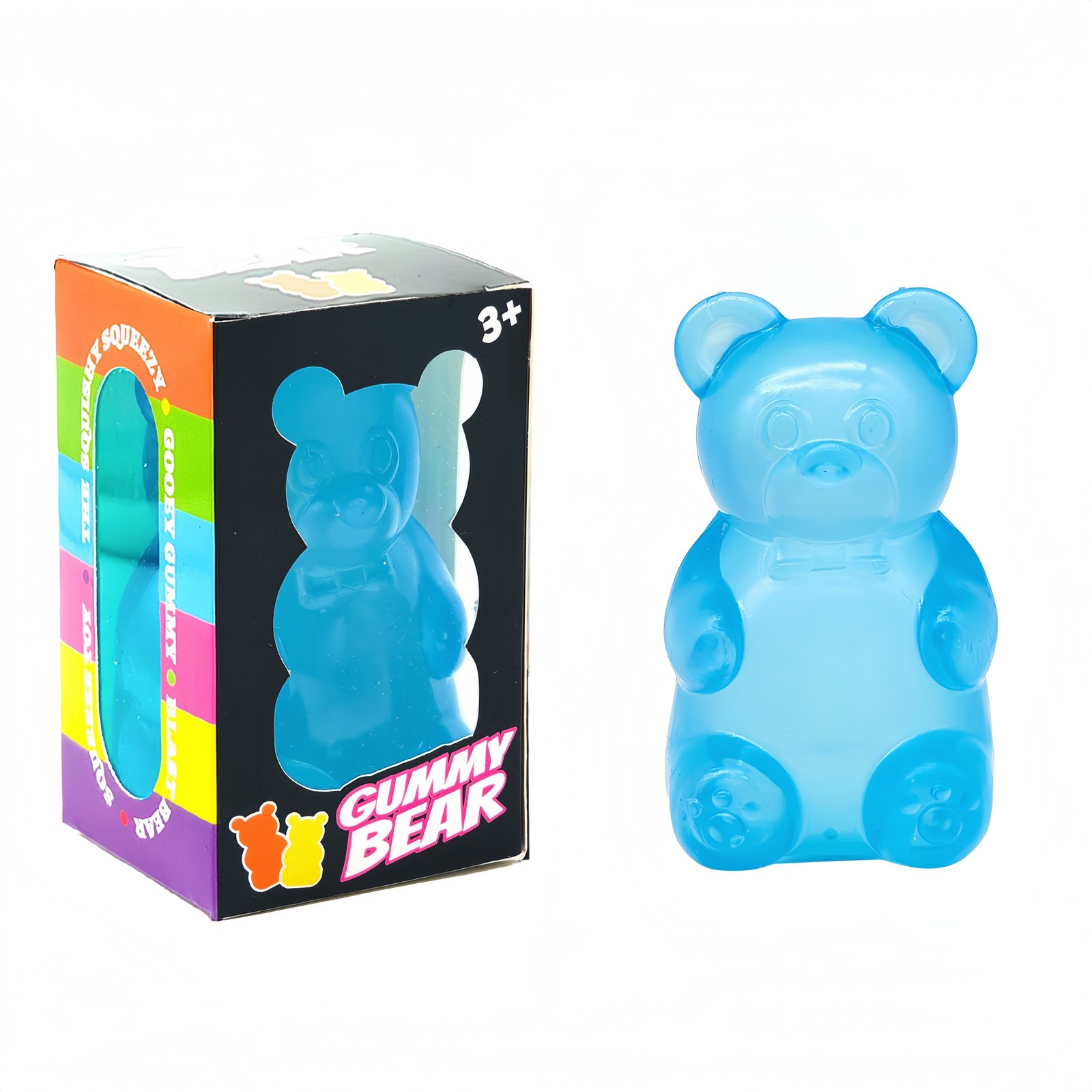 Wholesale Bear Plastic Squeeze Stress Ball Slow Rebound Stress Relief Toy Promotional Toy