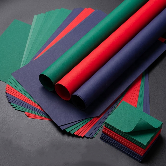 Anti-scratch Black Soft Touch Paper Tactile Velvet Texture Paper for Luxury Jewelry Box Wrapping and Premium Gift Bags 120gsm