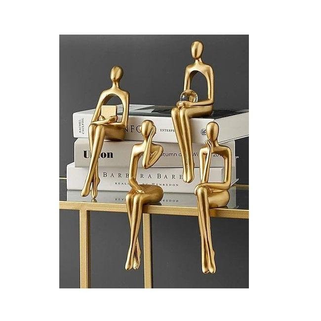 Decorative Metal Sculpture Specialty design Statue Arts Collection Metal Aluminum Statue