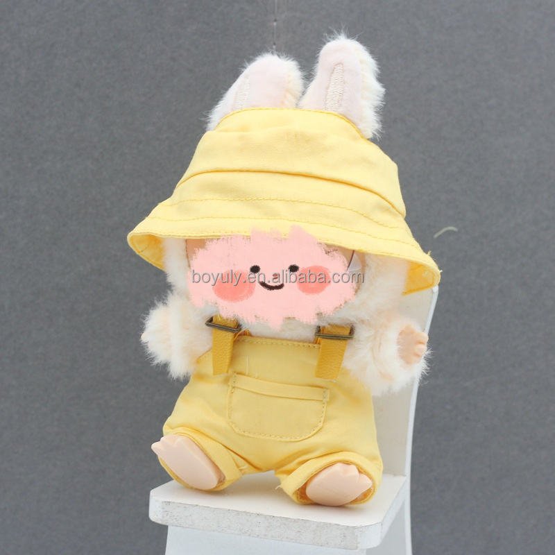 Wholesale 17cm Doll Clothes and Hat Accessories Bucket Hat Cap Decorative Doll Promotional Toys