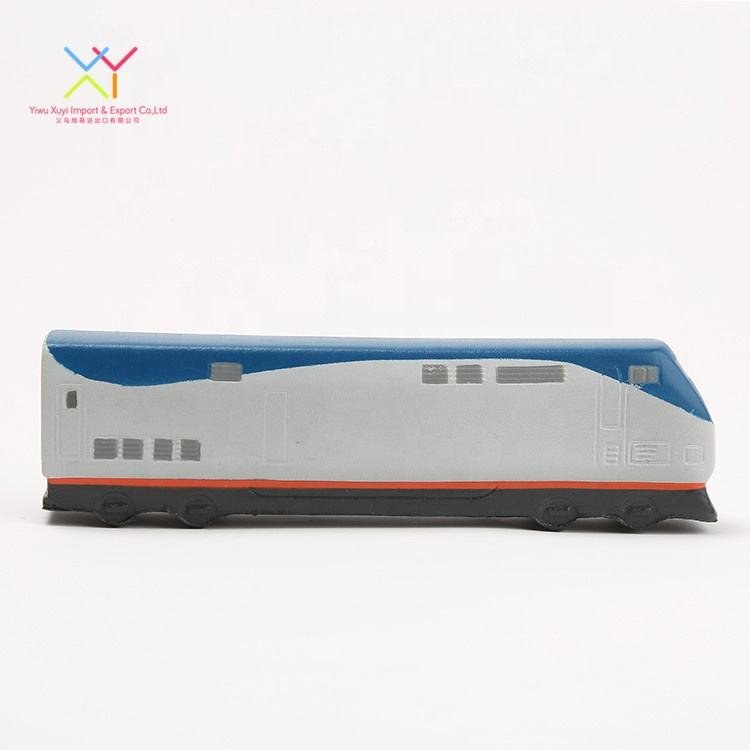 Promotional Customized Soft Train Engine Stress Ball PU Foam Promotional Toy Soft Toy Unisex for Kids