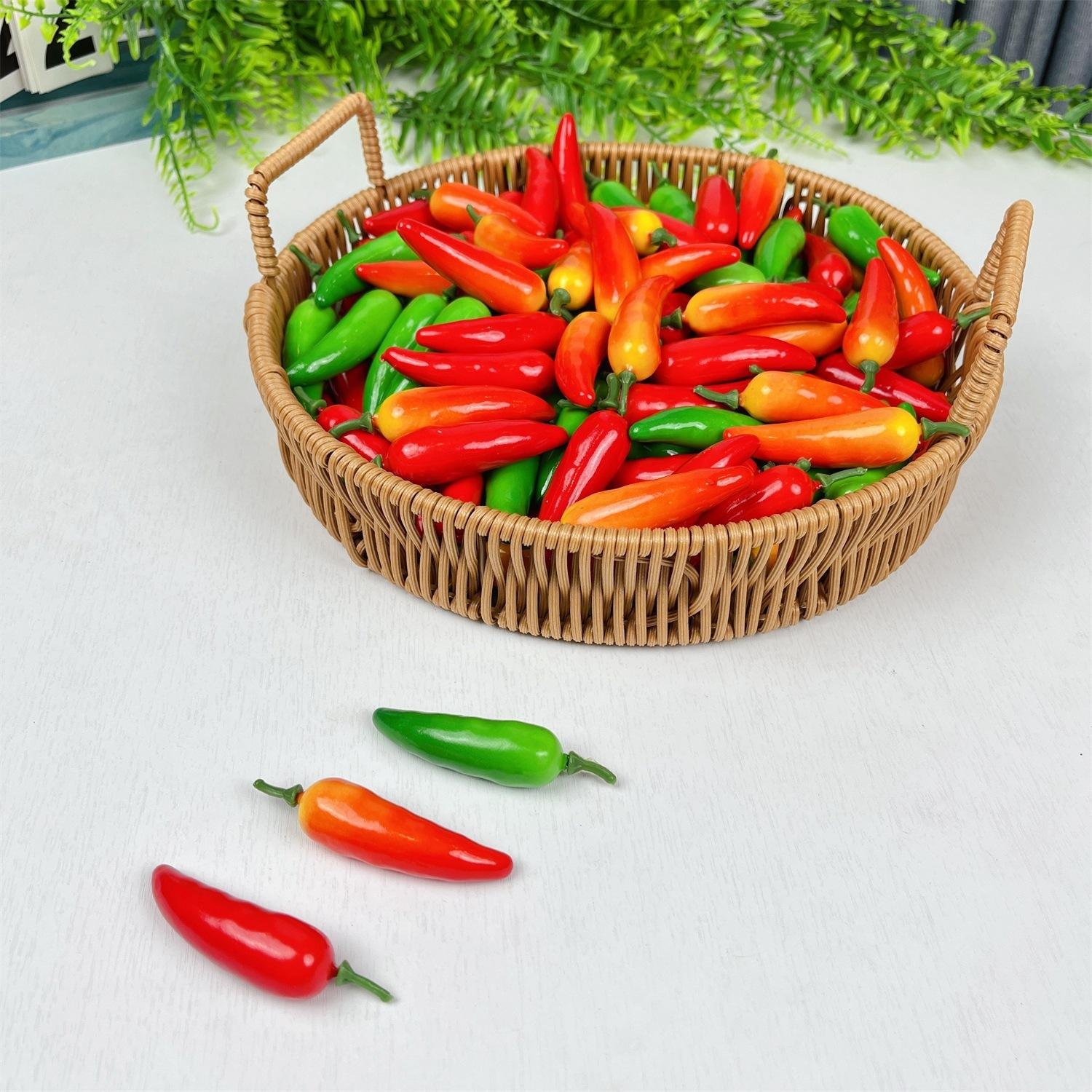 Simulation Chilli Artificial Pepper Lifelike Polyfoam Craft for Home & Shop Decor for Food Fruit & Bakeries