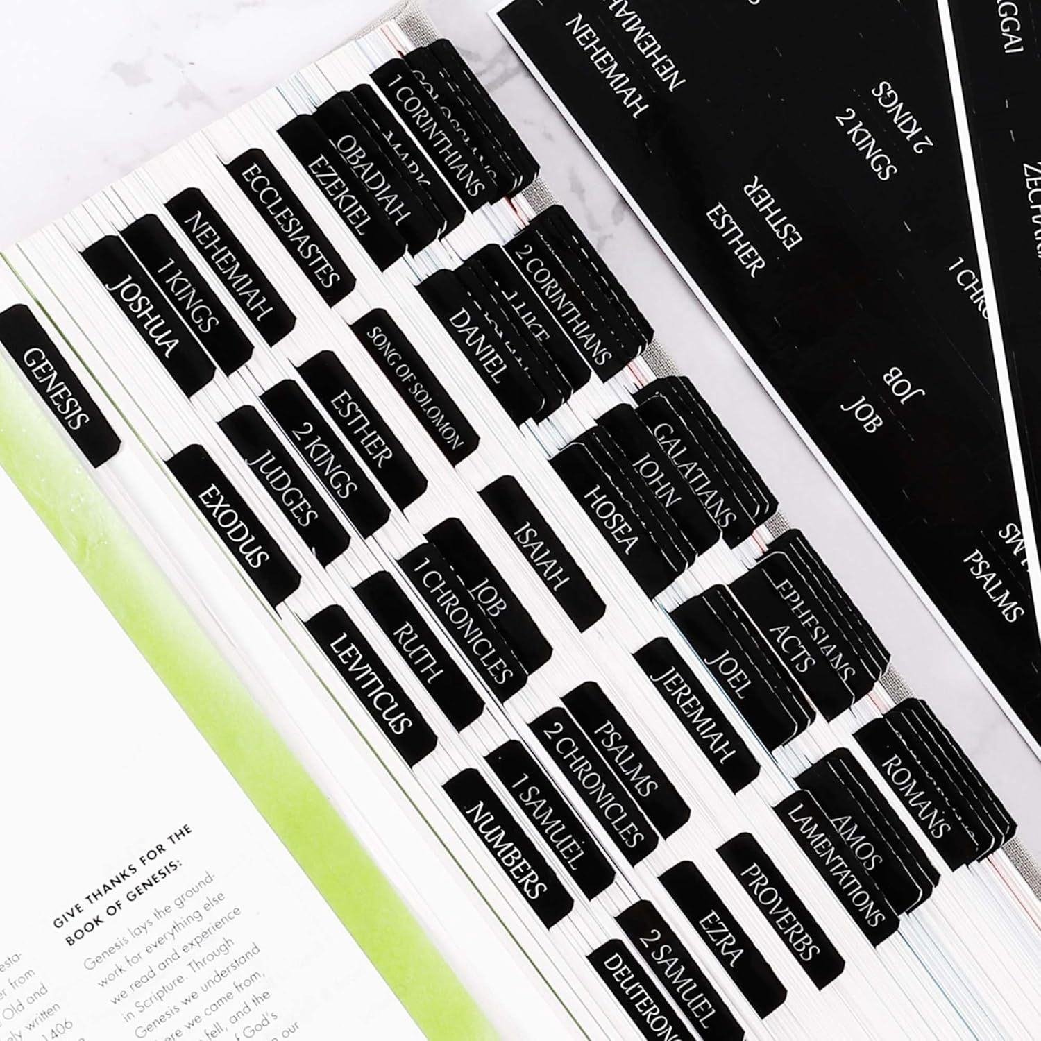 Customize Index Labels Stickers Various Colors Adhesive Bible Tabs Personalize DIY Decoration Stickers Stationery Supplies