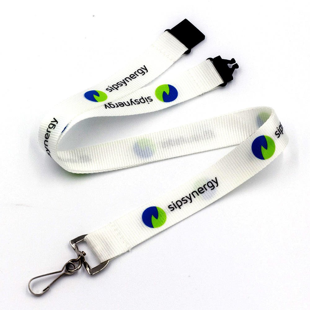 Manufacturer's Custom Polyester Lanyard with Logo Printing No Minimum Order Personalized Neck Tool Custom Lanyards