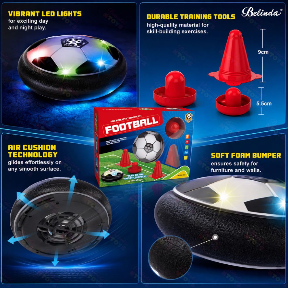 Belinda Hover Soccer Ball Toys Indoor Outdoor Parent Child Interaction Education Sport Ball Gift Promotional Toys for Children's