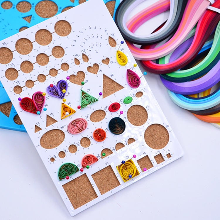 2022 New 36colours Handmade DIY Colorful Craft Quilling Paper Strips Set of 1*54cm