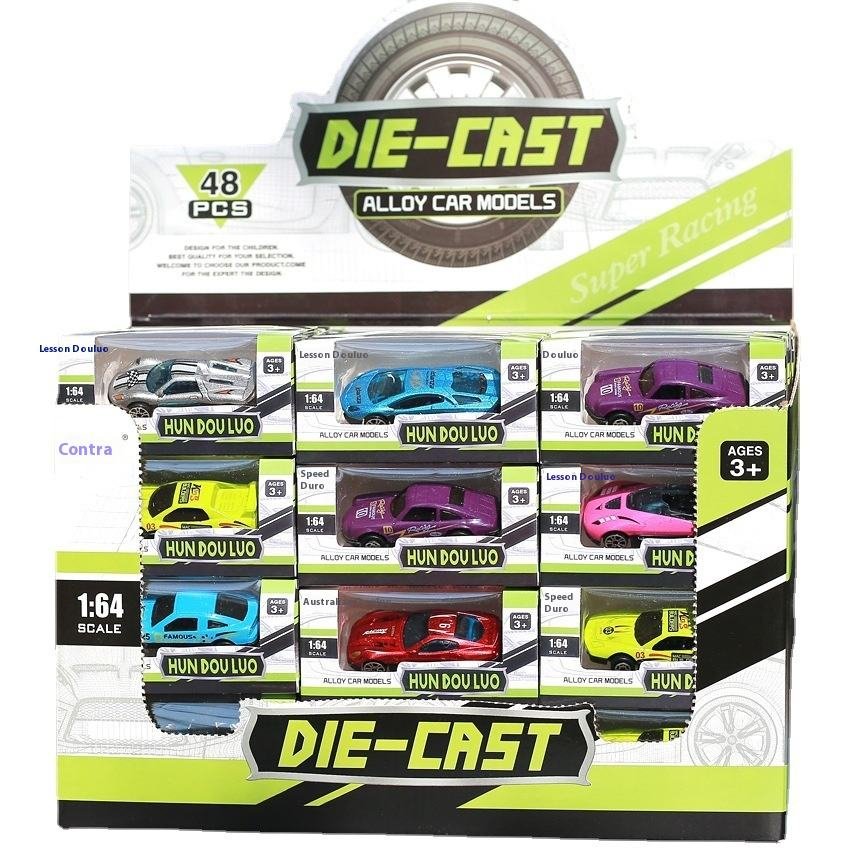 Alloy Customized Promotional Set Simulation Miniature Diecast Toy Vehicles Back Model Car Pull Back Toy Car