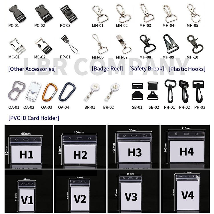 Logo Led Strap Pvc High Quality Laynard Polyester Custom Keychain Lanyard With Clear Id