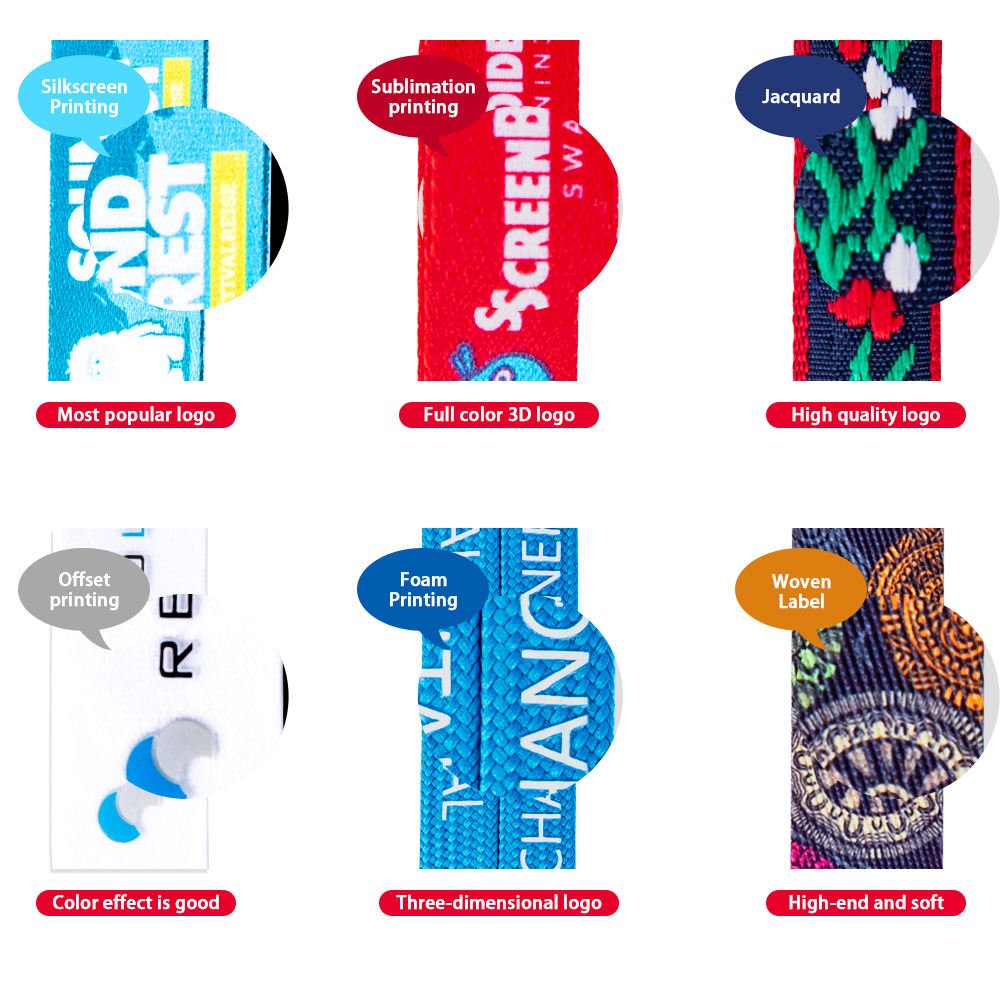 1.5*90cm Heat Transfer Printing Custom logo Printed Sublimation Strap Wrist Polyester Keychain Lanyard, Custom Lanyard with logo