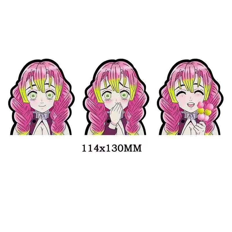 Factory Direct Low MOQ Sexy Hot Girls 3D Lenticular Flips Sticker Popular Anime Design Sticker Seductive Decor Motion Sticker