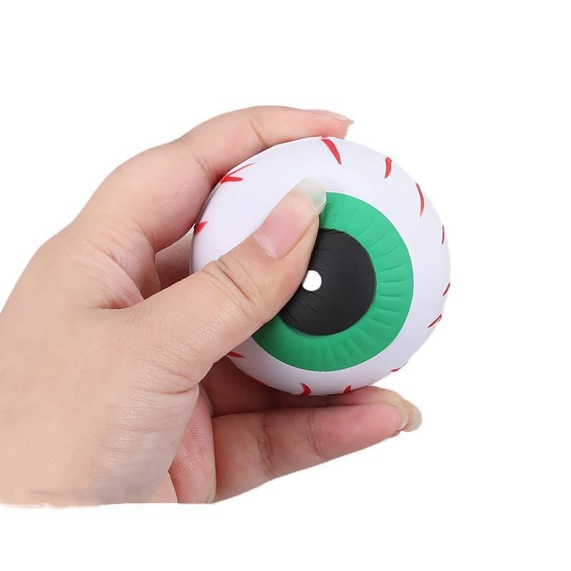 Promotional Gifts Customized PU Foam Eyeball Shape Toy Balls Stress Ball Toy Anti-stress Toy
