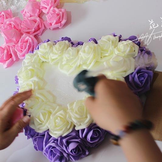 3-60cm Polystyrene Styrofoam Foam Half Craft Heart-shaped for DIY Christmas Party Decoration Supplies Gifts