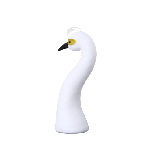 Modern Colorful Handmade Polyfoam Peacock Head Statue Feather Chinese New Year Home Decor DIY Crafts Activity Sculpture Neopoly