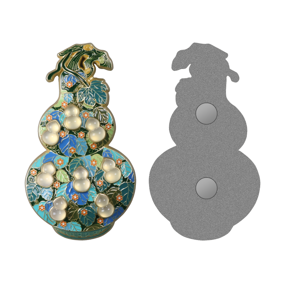 Museum Refrigerators Are Decorated with Chinese Style Cultural and Creative Metal Relics Classical High-end Decorations