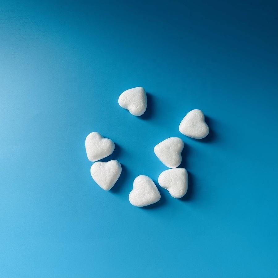 White Polystyrene Foam Ball Heart-Shaped DIY Christmas Party Home Decoration for Craft Gifts Supplies Neopoly Technology
