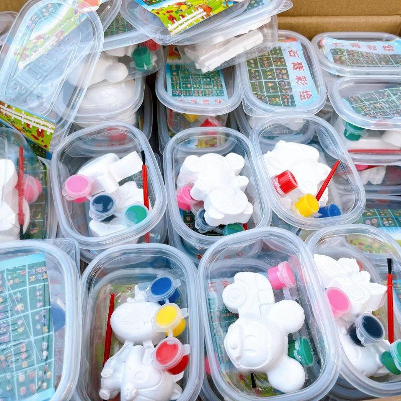 Promotional Toys Kids Arts and Crafts Painting Kit DIY Doll Toys Educational GiftCeramics Plaster Painting Set Kids Toys