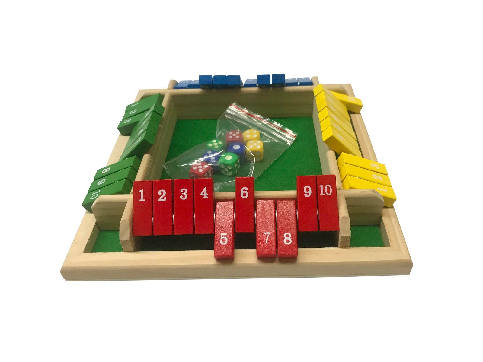 HOT SALES PROMOTIONAL TOYS SHUT the BOX GAME for ADULT PARTY GAME EDUCATIONAL TOYS