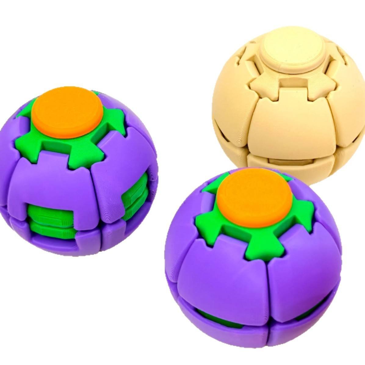 Popular 3D-printed Stress-relieving Promotional Toy: a Fun, Rotating Ball Suitable for Both Children and Adults