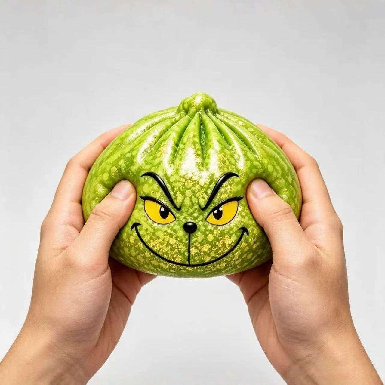 Halloween Grinch Style Dumpling Toy Slow Rebound Pressure Reducing Ball Soft Sensory Squeezing Toy, Hot Selling Promotional Toy