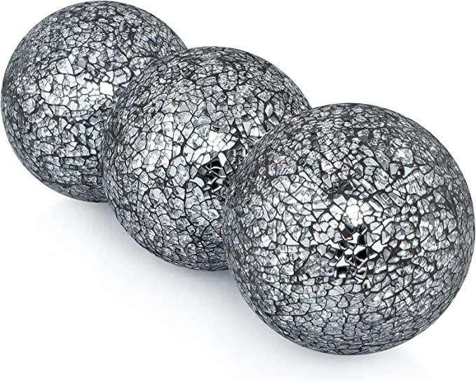 Hot Selling High Quality Handmade Crackle Mosaic Polyfoam Ball with Customizable Size and Multiple Sizes for Home Decoration