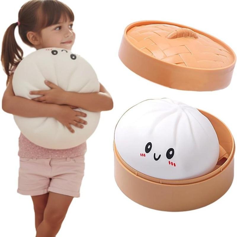 Soft Promotional Mystery Giant Glitter Dumpling Squishy Toy Rainbow Dumplings Stress Ball Jumbo Dumpling Squishy Set Toys