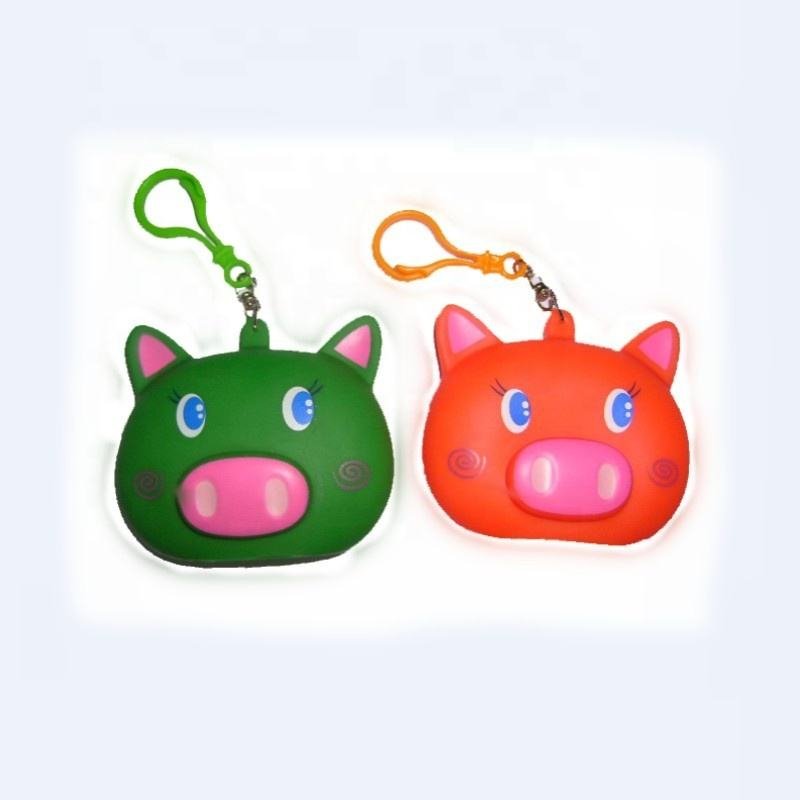 EN71 Squeezed Pvc Toys 3d Eye Plastic Key Chain