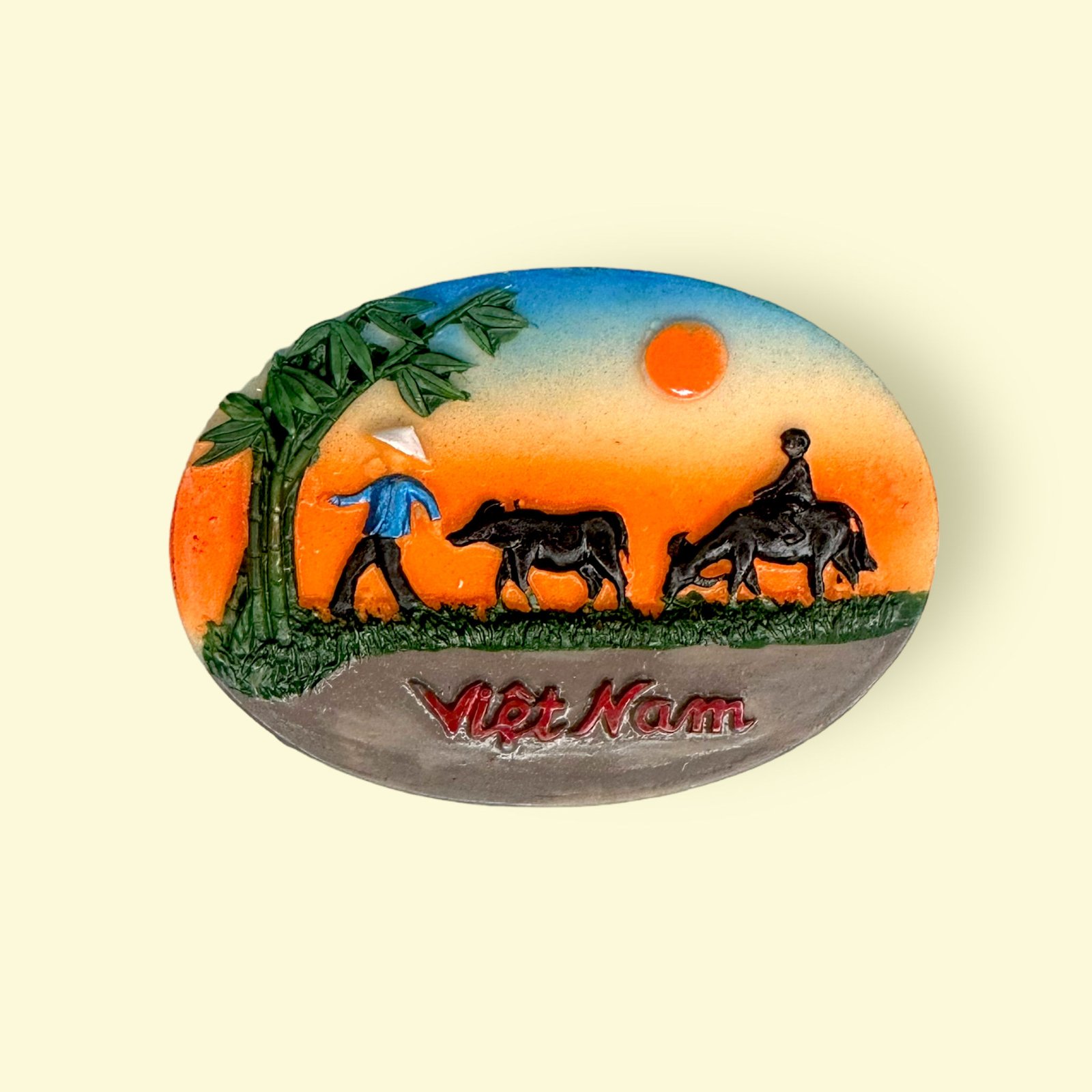 Traditional Image Vietnam Resin Craft Figurine Cultural Heritage Sites Gifts Hoi Ancient Town Model Artistic Artificial Love