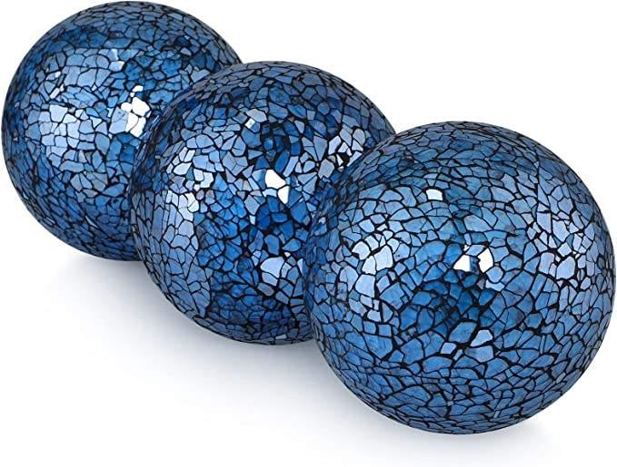 Hot Selling High Quality Handmade Crackle Mosaic Polyfoam Ball with Customizable Size and Multiple Sizes for Home Decoration