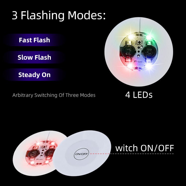 Led Coasters Cup Coasters Bar Drink Mat Party Supplies Self-adhesive Bottle Stickers Liquor Accessories Small Lights for Bottles