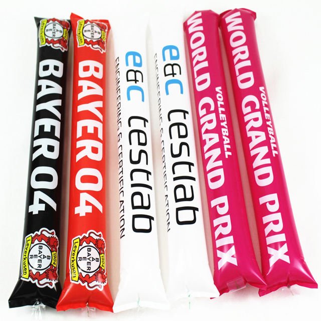 Wholesale Custom Inflatable Bang Bang Thunder Sticks Promotional Party Supplies With Custom LOGO