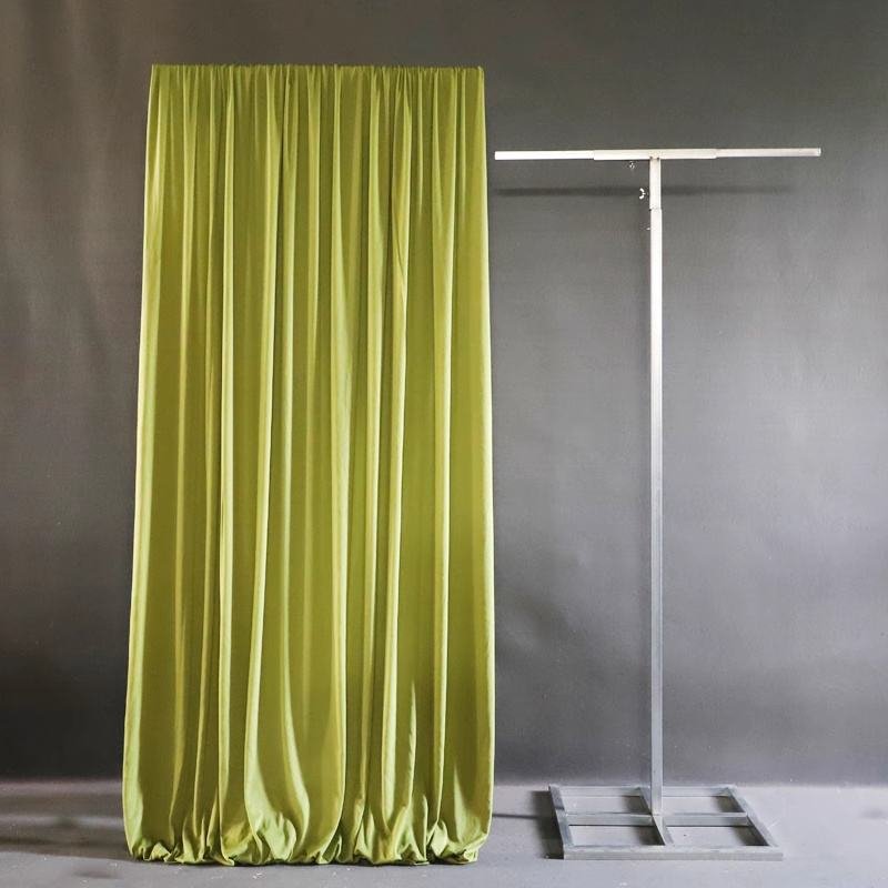 Modern Event Party Backdrop Supplies Metal T-shape Drape Stand for Wedding Decor