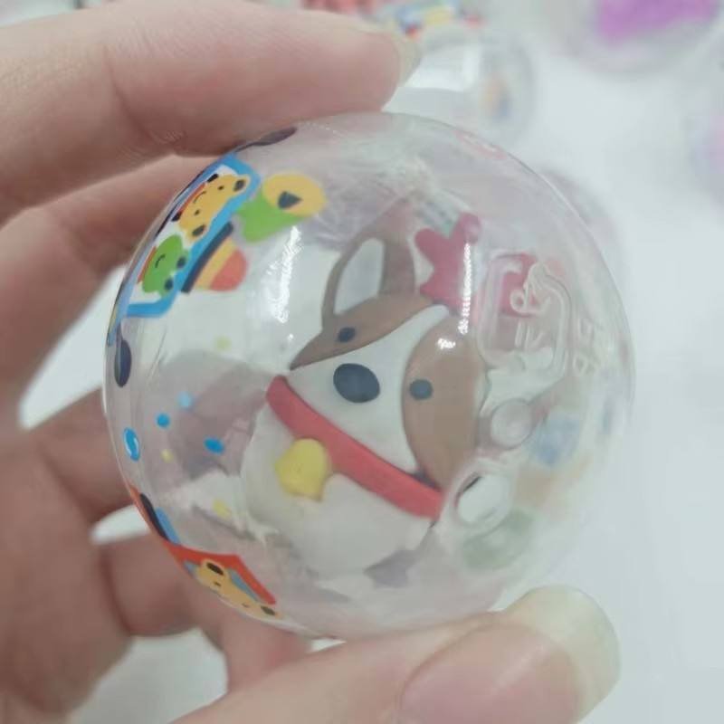 Mini 50mm PP Plastic Capsule Doll Ball Promotional Toy Cheap for Vending Machine
