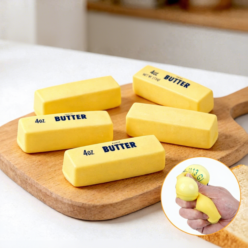 Promotional Toys Butter Stick Squishy Toys Stress Relief 4 Oz Butter Bar Taba Squishy Toy Party Gifts