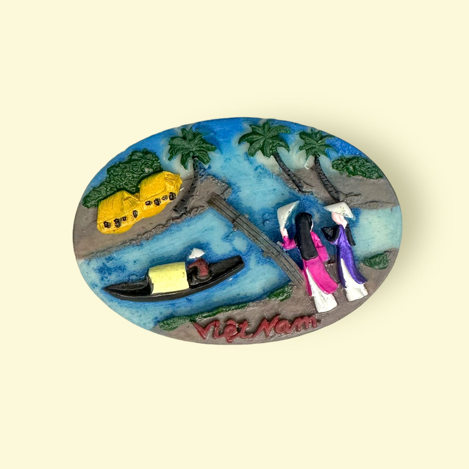 Traditional Image Vietnam Resin Craft Figurine Cultural Heritage Sites Gifts Hoi Ancient Town Model Artistic Artificial Love