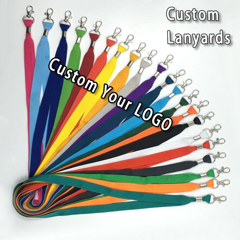 Personalized Custom Printing Logo Lanyard Sublimation Polyester Neck ID Lanyards With Logo Custom