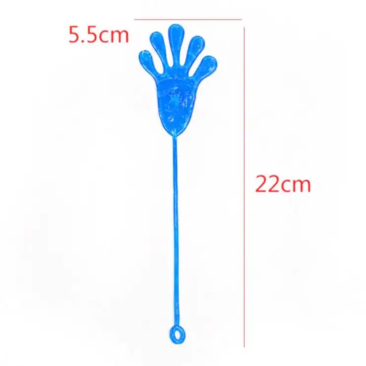 Wholesale Factory Price Popular Candy Color Rubber Stretch Hand Sticky Toy for Gift Promotion Supply