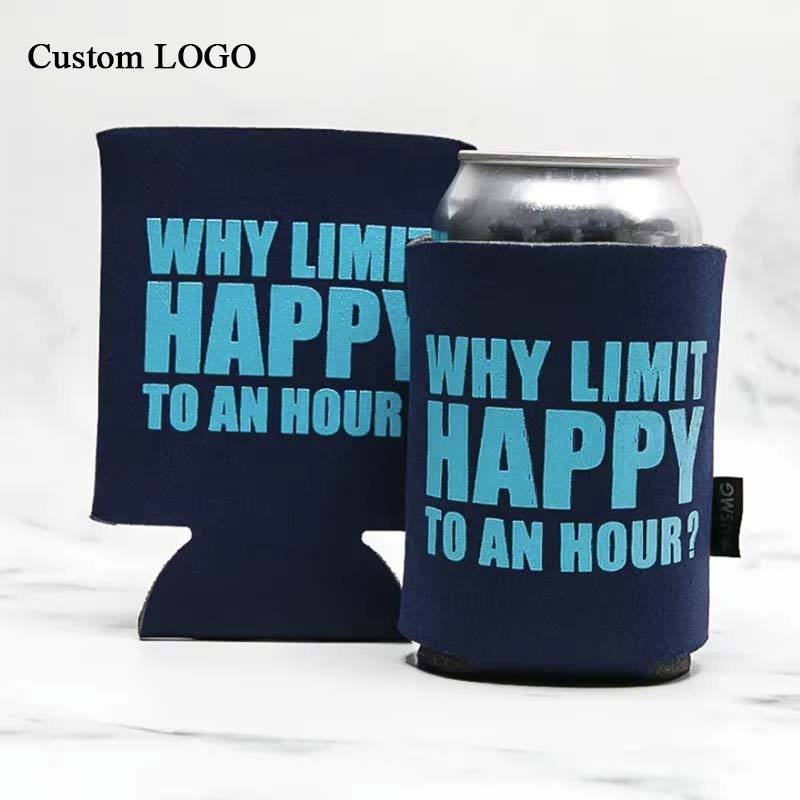 Custom Printed Wedding Can Coolers Neoprene Beer Sleeves for Party Supplies