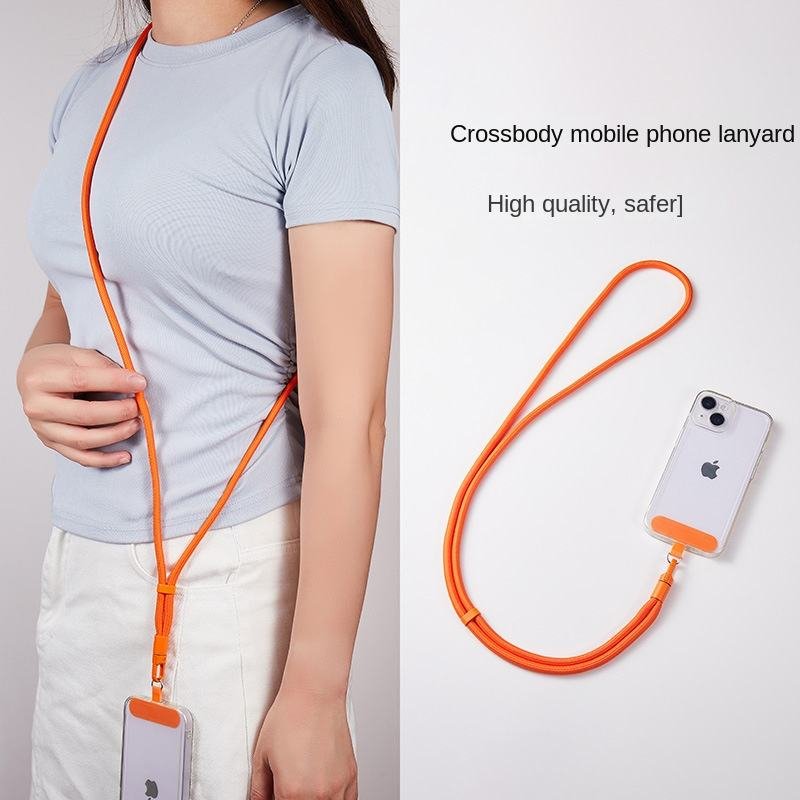Adjustable Fashion Phone Wrist Strap Drop-resistant & Anti-loss Polyester Braided Unisex Mobile Phone Lanyard