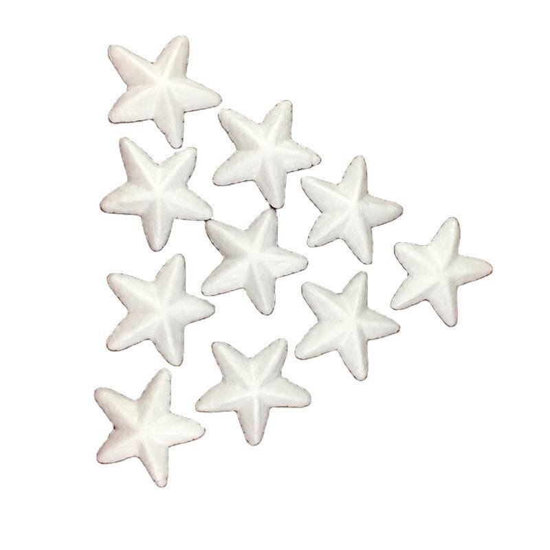 Foam Star White Polystyrene Foam Used for Flower Projects Christmas Wedding Home Decoration and Various DIY Arts and Crafts