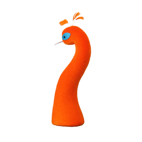 Modern Colorful Handmade Polyfoam Peacock Head Statue Feather Chinese New Year Home Decor DIY Crafts Activity Sculpture Neopoly