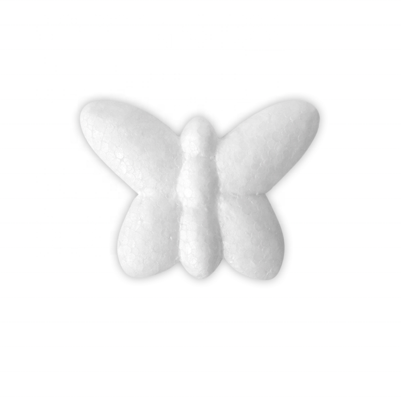 Expanded Polystyrene Resin Foam Crafts Styrofoam Craft Butterfly Shape Polyfoam Animals for Children Diy