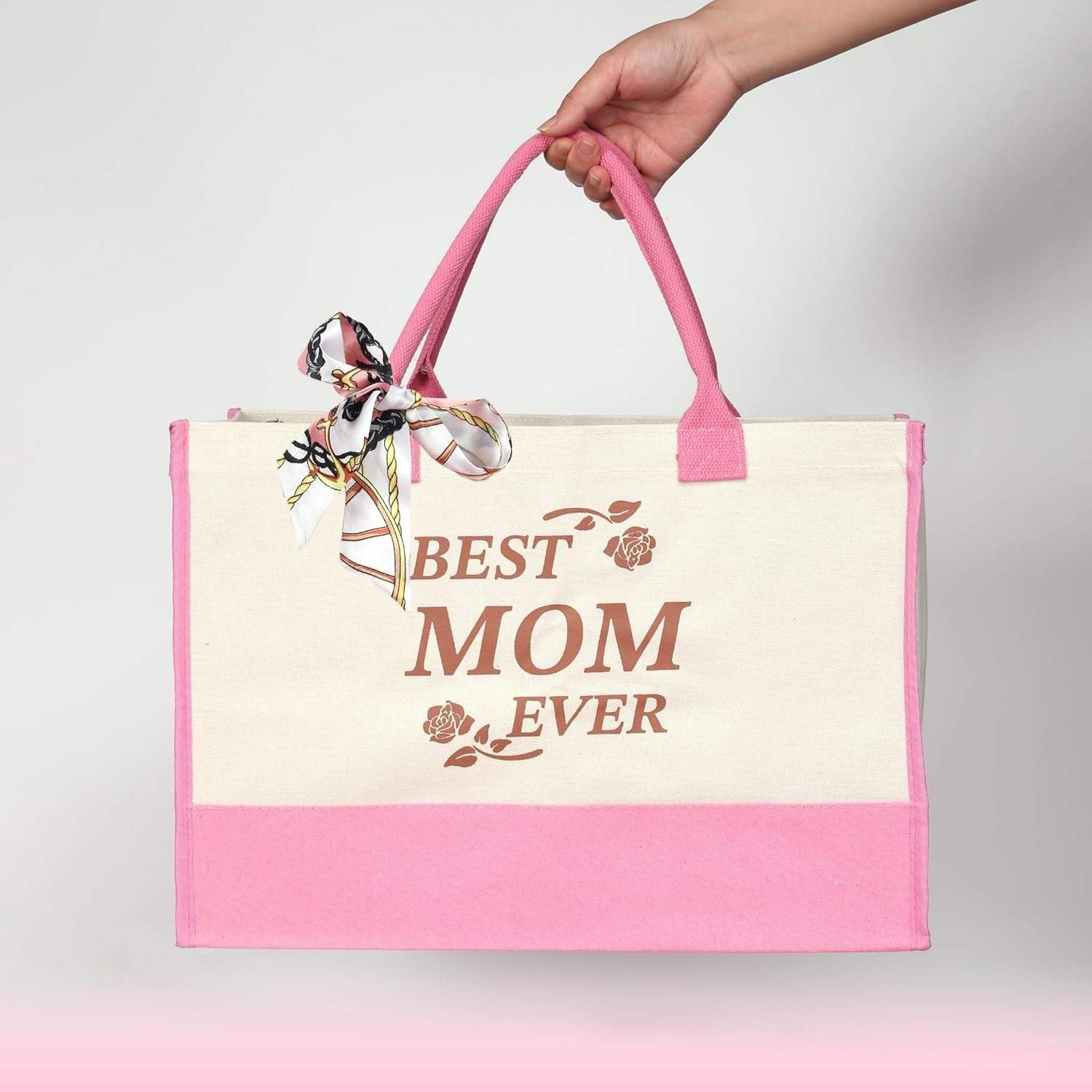 Best Mom's Day Gift Set Premium Box Includes Insulated Tumbler Scented Candle Decorative Soap Rose Tote Bag-Home Decor Christmas