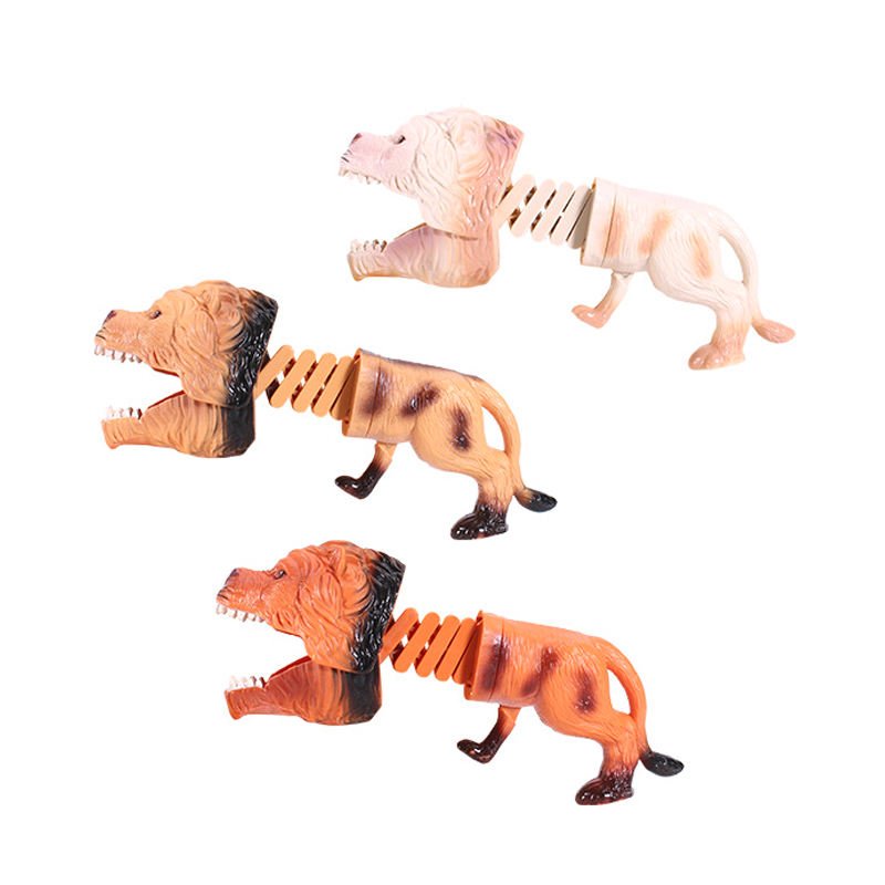 Lion Design Promotion Toy Custom Your logo Funny Catapult Telescopic Wild Animal Shooting Gun for Kids Boys Shooting