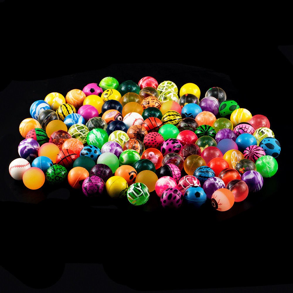 Manufacturer Cheap Custom 27 32 35 38 45 49mm Rubber Bouncy Balls Promotional Jumping High Bouncing Ball for Vending Machine