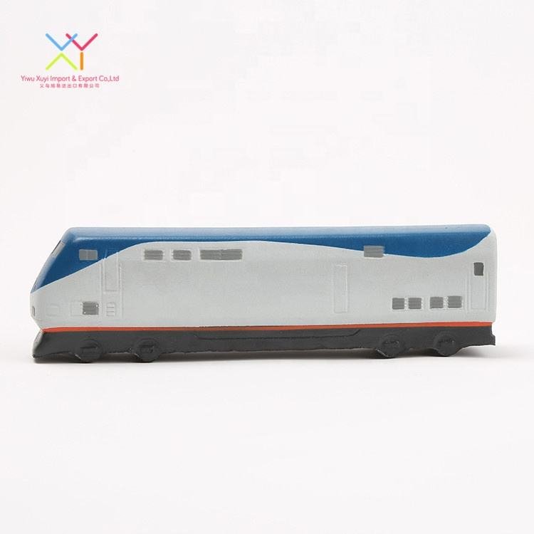 Promotional Customized Soft Train Engine Stress Ball PU Foam Promotional Toy Soft Toy Unisex for Kids
