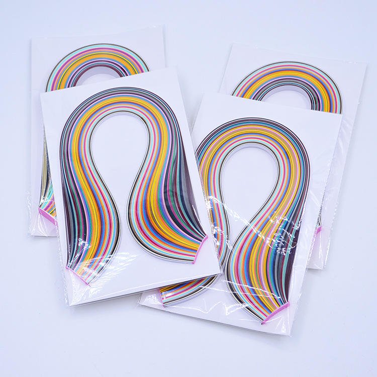 2022 New 36colours Handmade DIY Colorful Craft Quilling Paper Strips Set of 1*54cm