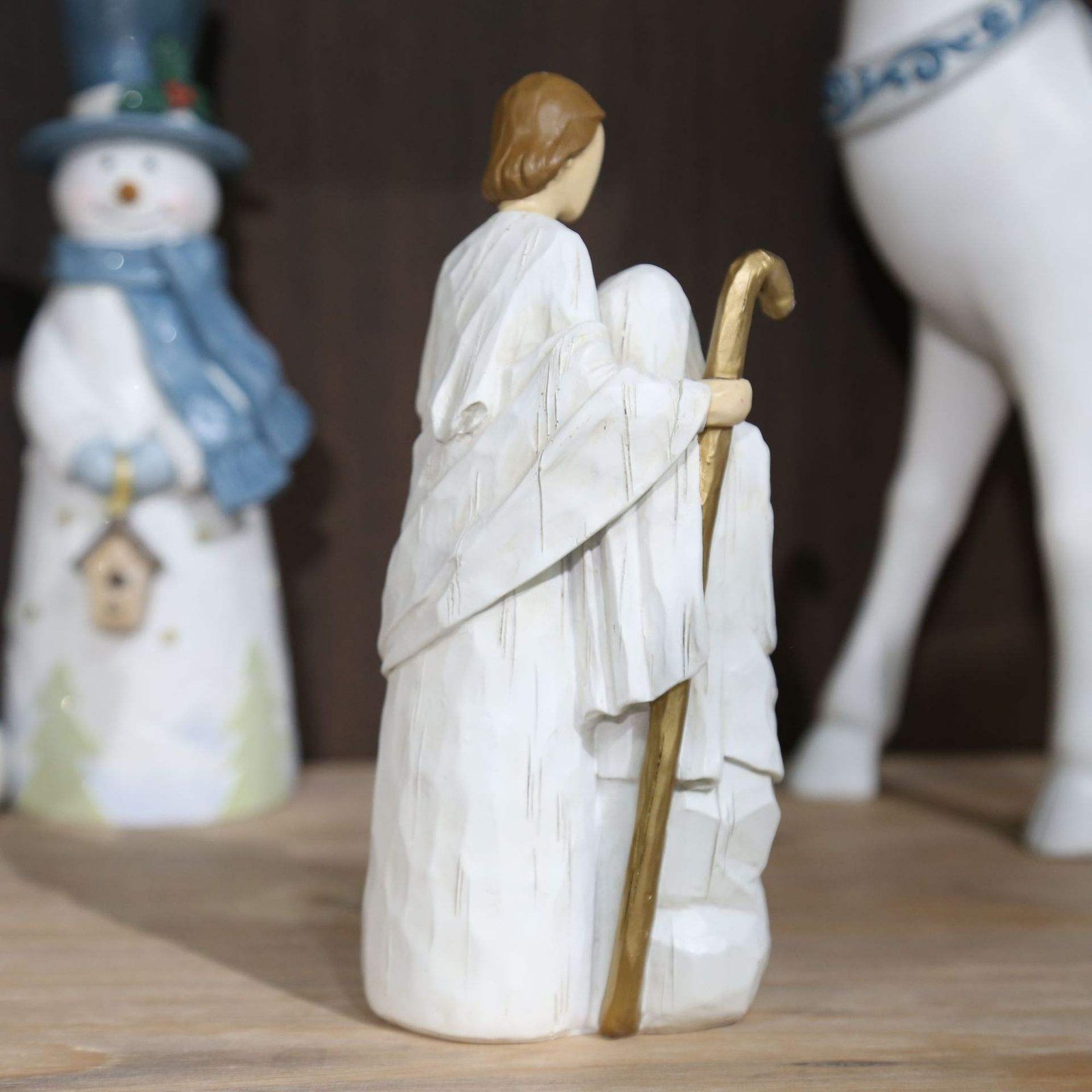 European Creative Home Religious Souvenir Gifts Resin Craft Effect Family Figure Tabletop Decoration