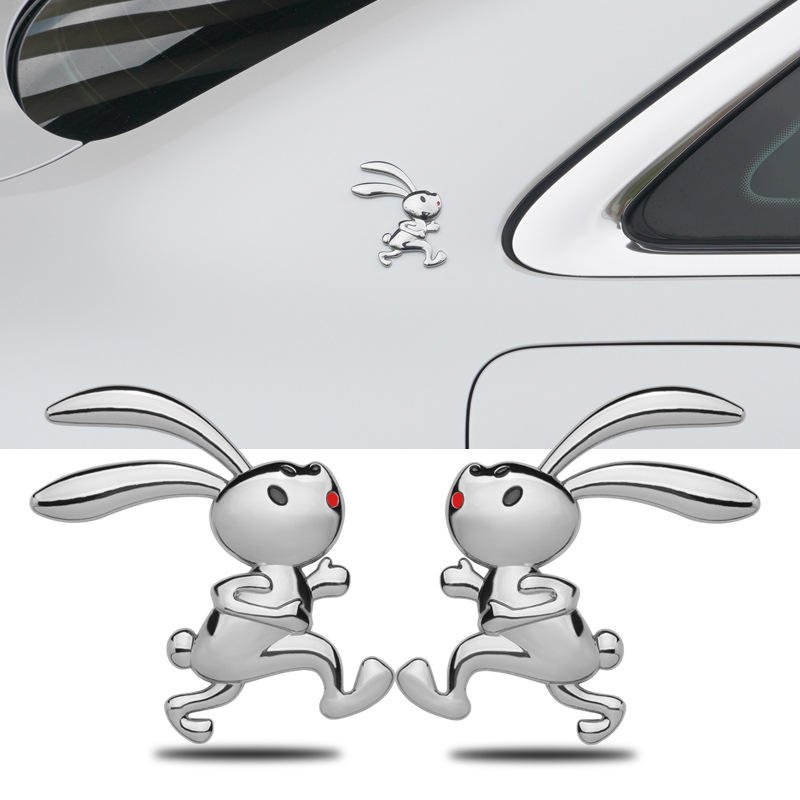 Customized 3D Zinc Alloy Waterproof Adhesive Automotive Decorative Stickers Embossed Metal Badges Labels Modern Irregular Shape