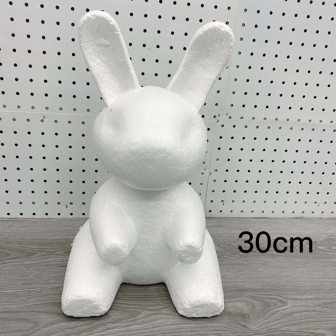 Styrofoam Rabbit Valentines Anniversary Birthday Gift Party Supplies Christmas Tree Ornament